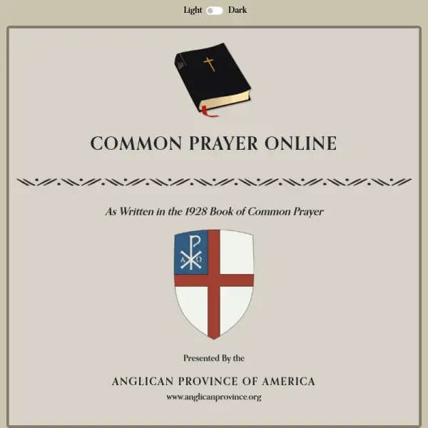 Common Prayer Online